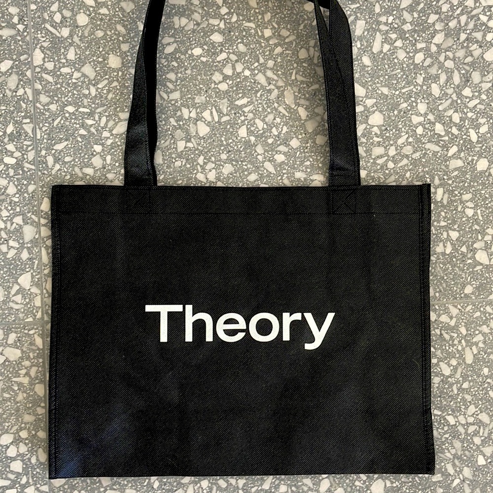 Theory Black Tote Bag